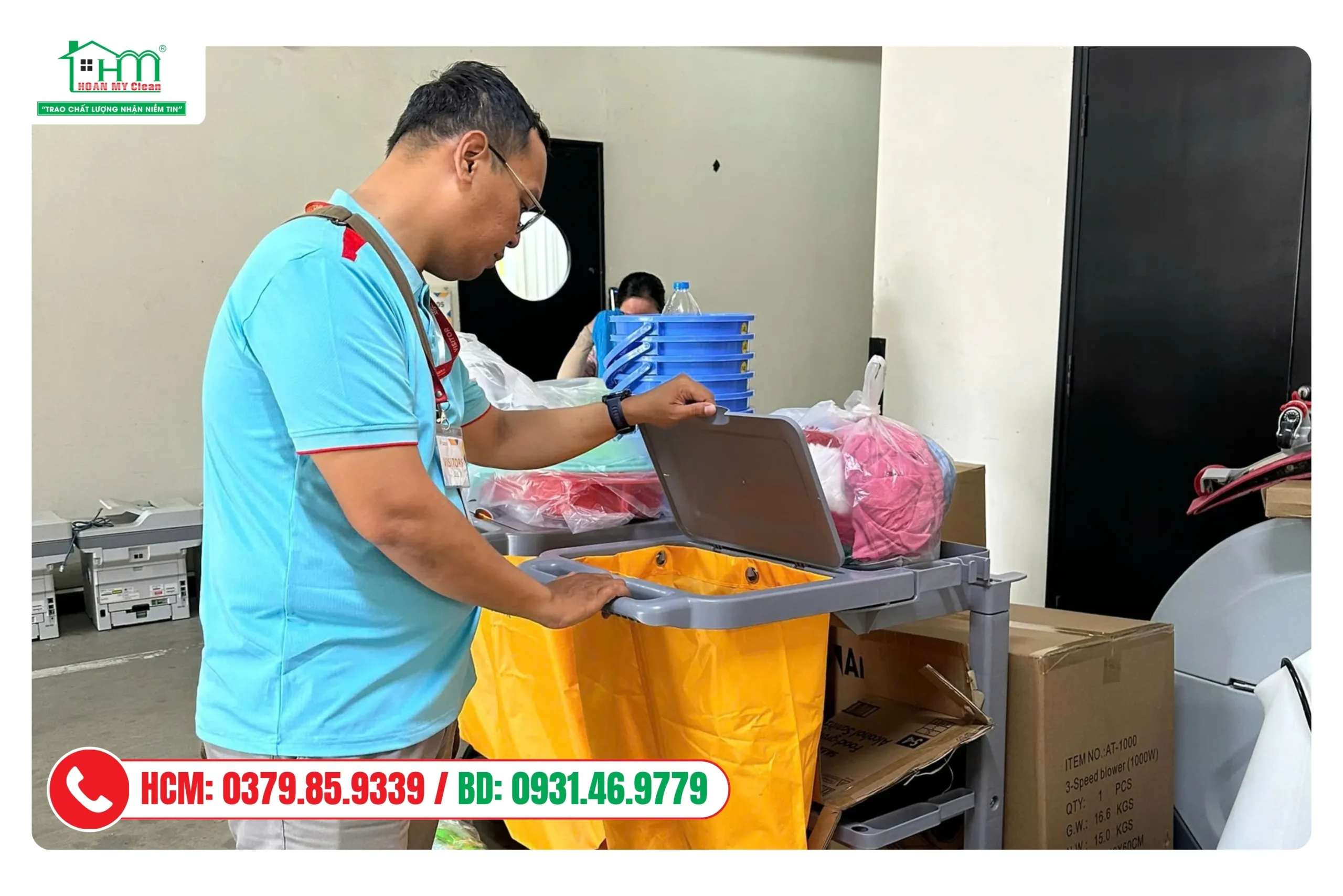 vệ sinh kho logistics
