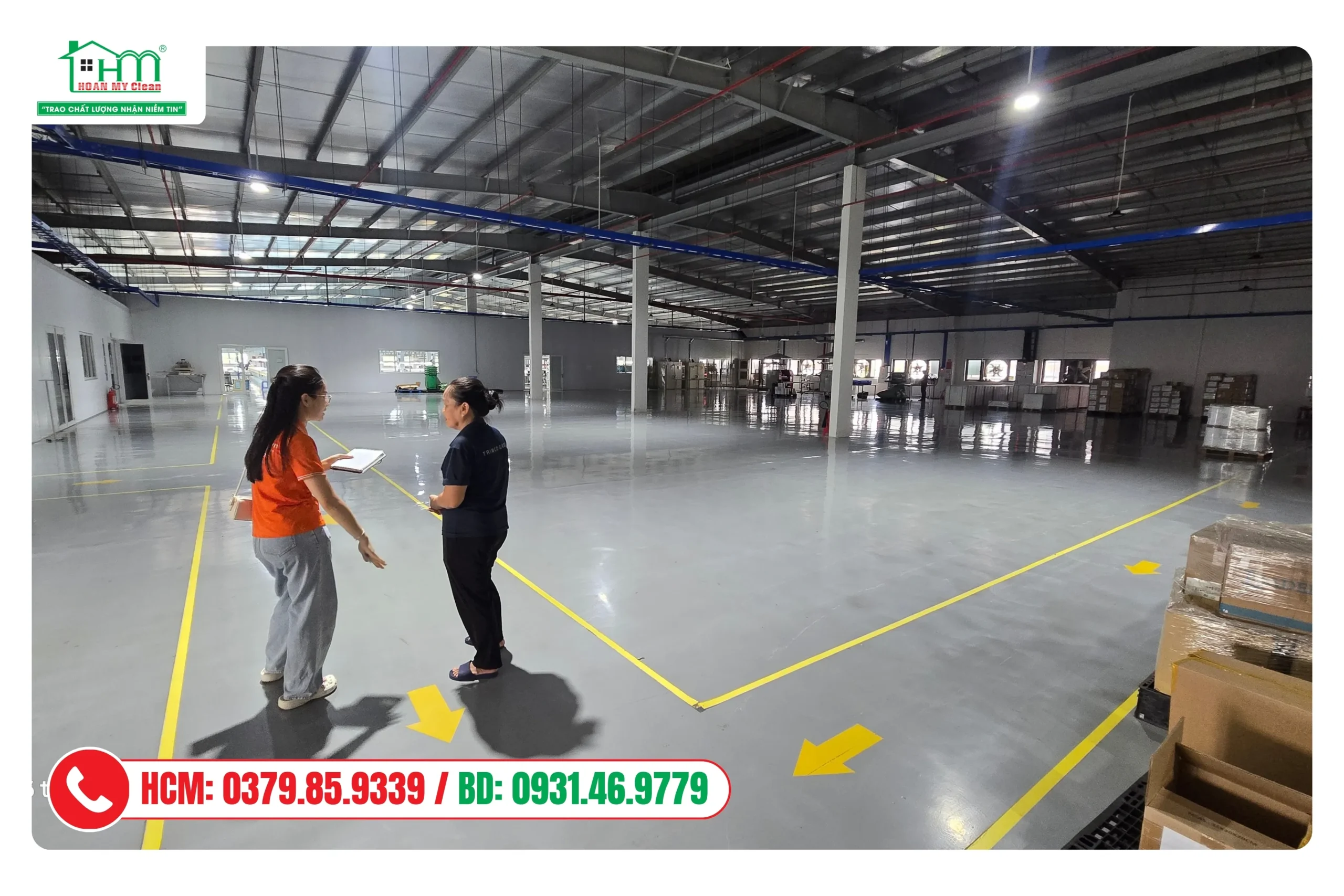 vệ sinh kho logistics