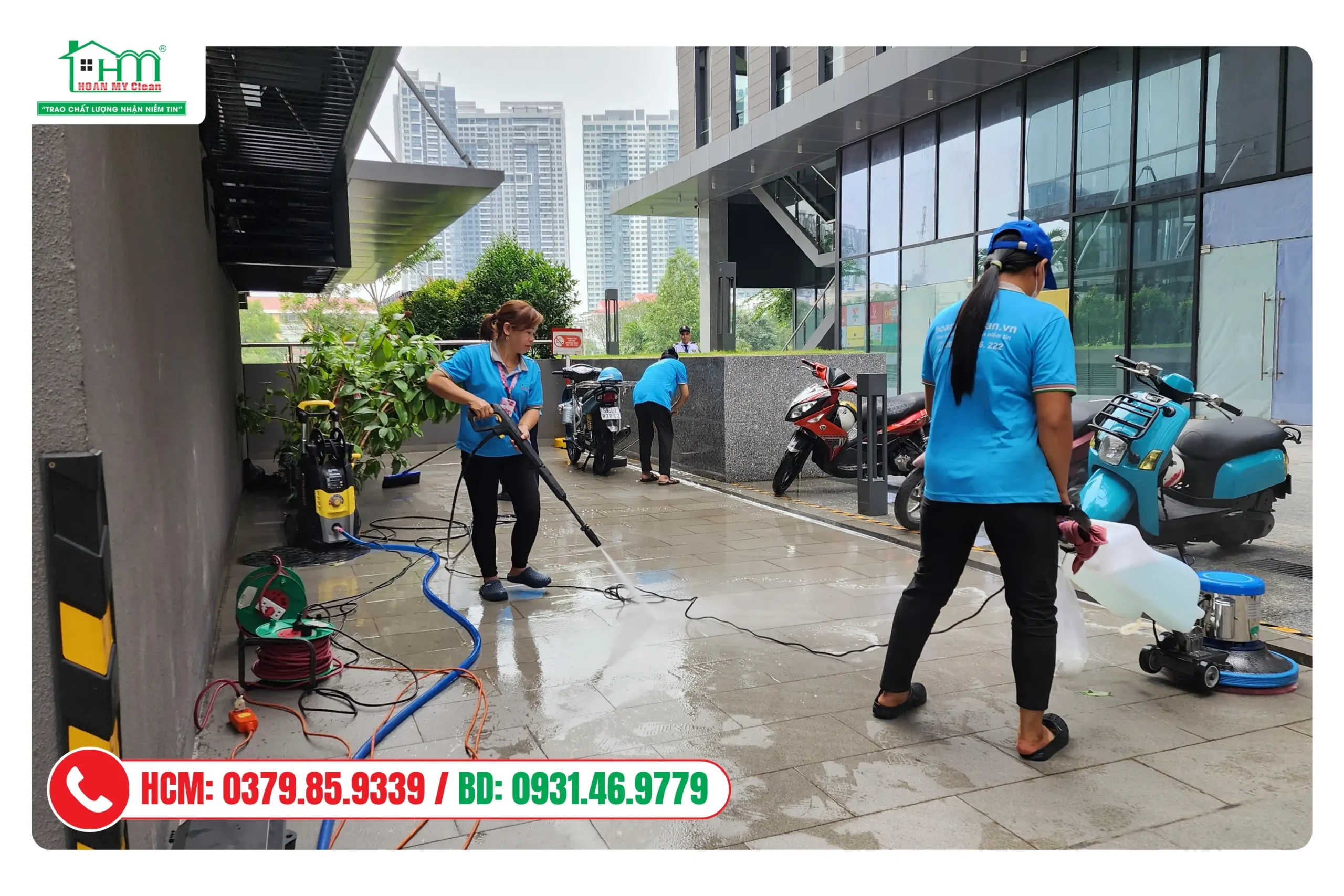 vệ sinh công nghiệp sau xây dựng