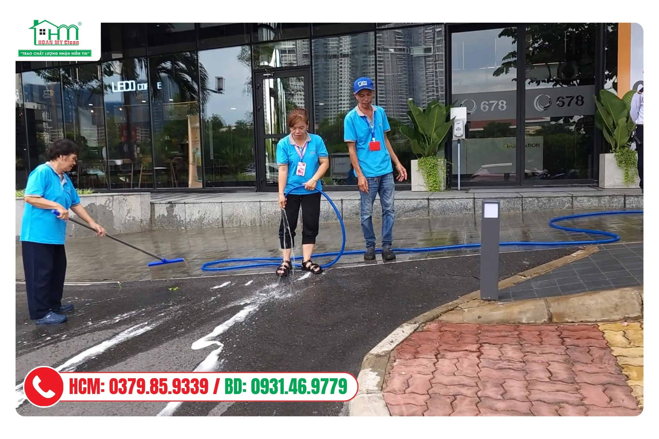 vệ sinh công nghiệp sau xây dựng