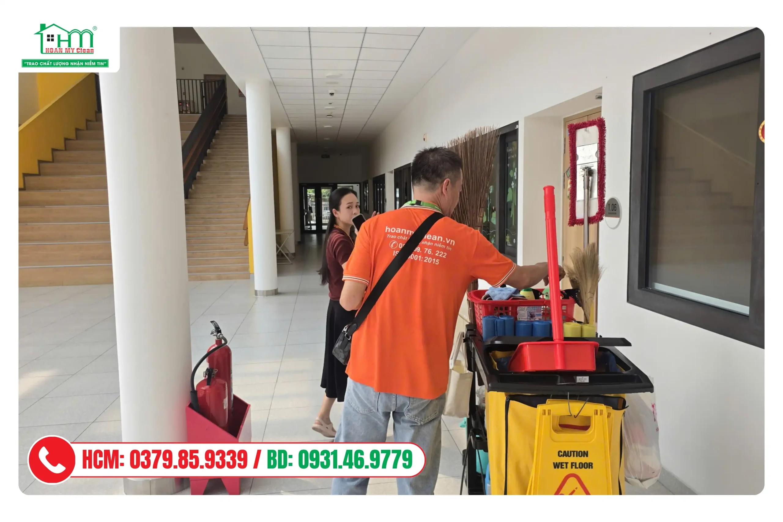 vệ sinh công nghiệp sau xây dựng
