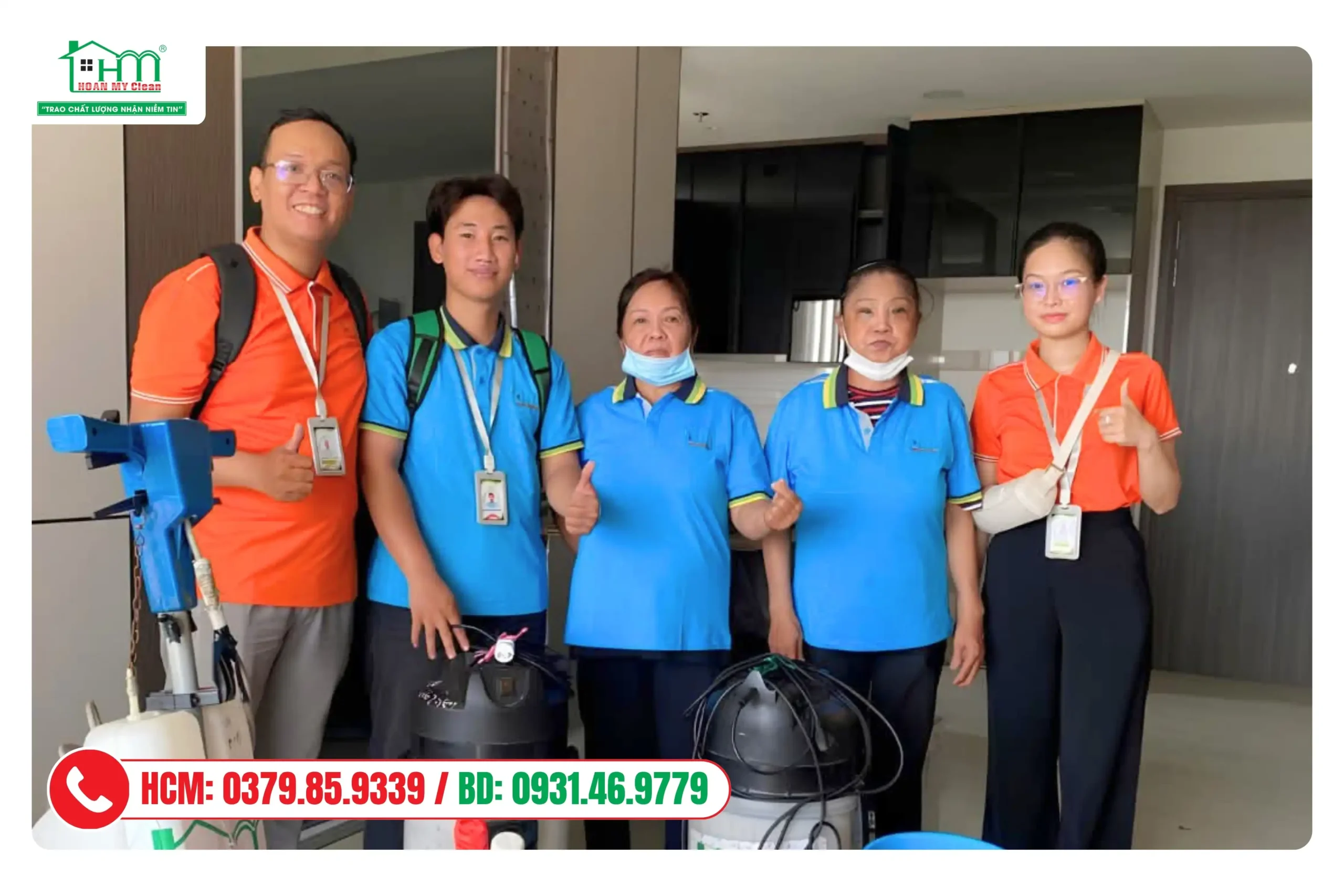 vệ sinh sau xây dựng