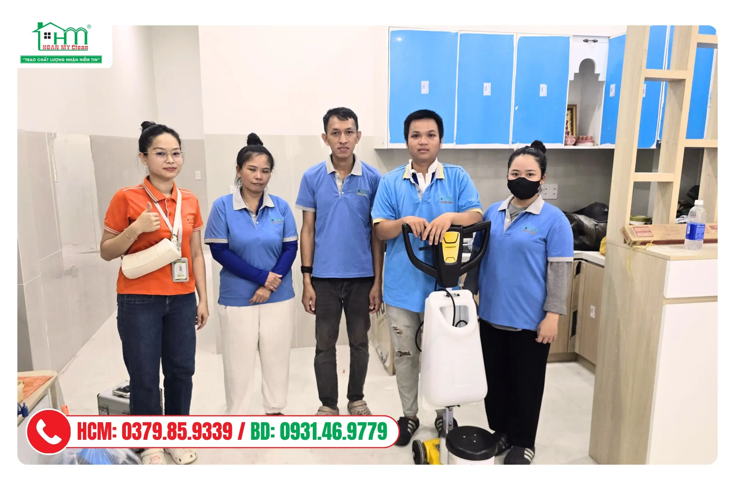 vệ sinh sau xây dựng