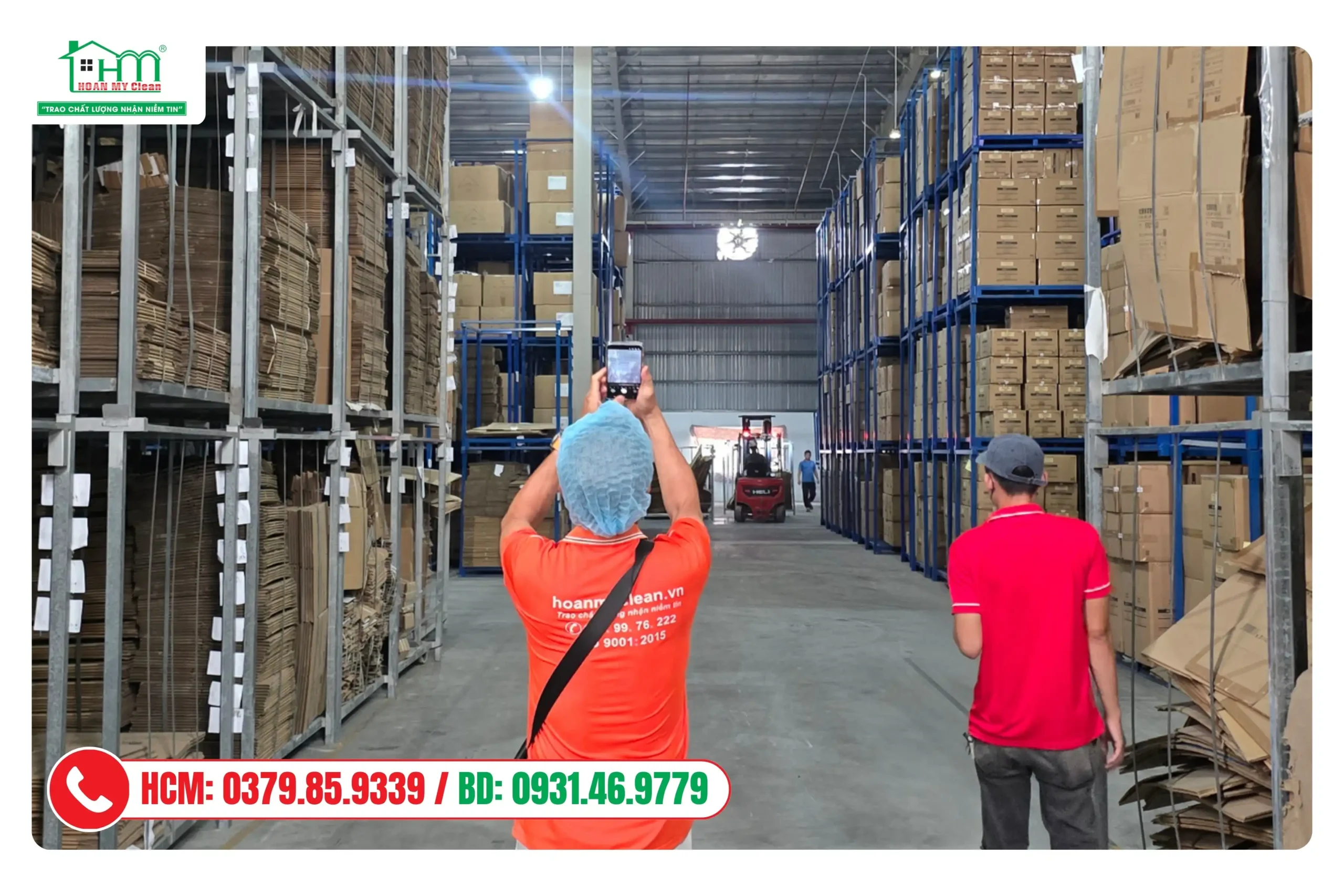 quét mạng nhện nhà xưởng